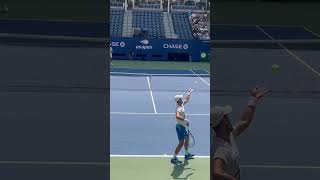 Novak Djokovic serve slow motion [upl. by Elatan225]