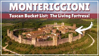 Monteriggioni What to See Eat and Do in Italy’s MEDIEVAL Fortress Town  Via Francigena [upl. by Idihsar]