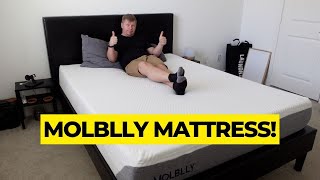 Molblly 10inch Gel Memory Foam Queen Mattress Review [upl. by Cloots]