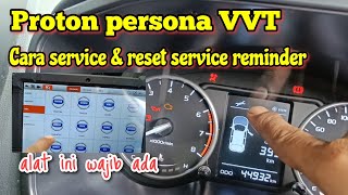 Cara service amp reset mileage proton persona vvt dailyvlog mechanic car automobile [upl. by Almira]