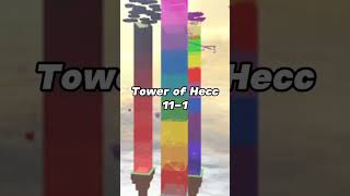 Tower of Hell vs Tower of Hecc TOH VS JTOH TOWER BATTLES jtoh jtohfangame roblox towerofhell [upl. by Yolande414]