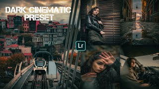 Dark cinematic presets editing lightroom mobile tutorial [upl. by Yrkcaz]