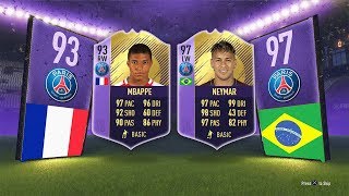 97 SBC NEYMAR  93 SBC MBAPPE  Ligue 1 Player of the Year SBC FIFA 18 Ultimate Team [upl. by Imrots635]