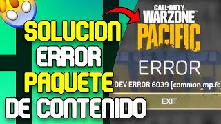 ✅ como solucionar el error paquete de contenido no disponible en warzone ✅ [upl. by Anazus]