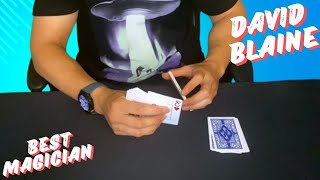 Jimmy Fallon amp David Blaine Card Trick Impressive [upl. by Babcock510]