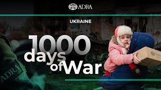 1000 days of wаr  ADRA Ukraine [upl. by Yarb478]