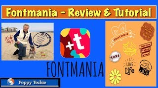 Fontmania Add Text on Photos Artwork Stickers Free [upl. by Ballinger]