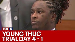 Young Thug Trial Day 4 Court hearing [upl. by Hajar]