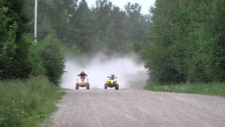 Raptor 700r VS LTR 450 [upl. by Annayek]