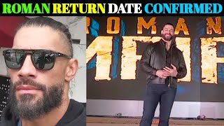 Roman Reigns Return DATE CONFIRMED After Backlash 2024 [upl. by Crifasi]