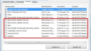 Clean Windows 7 StartUp with MSConfig [upl. by Anelec861]