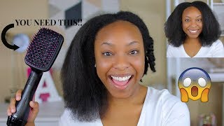 THE 35 BLOWDRYER THAT CHANGED MY LIFE  REVLON ONE STEP HAIR DRYER BRUSH ON CURLY HAIR REVIEW [upl. by Swainson225]