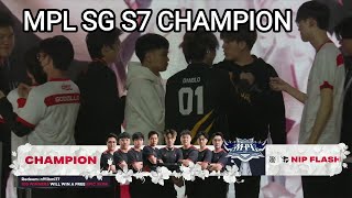 MPL SG S7 CHAMPION INTERVIEW [upl. by Eikcor361]