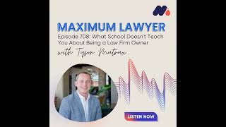 What School Doesnt Teach You About Being a Law Firm Owner [upl. by Settle]