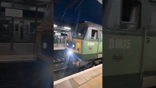 Class 47 departing didcot parkway heading north [upl. by Nosyarg905]