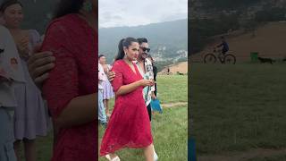 priyanka karki bts khoki lagda harro bts trandingshorts youtubeshorts shootingbehindthescene [upl. by Leumhs]