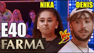 Farma 15 E40  Duel Denis vs Niky  Takýto výsledok nečakal nikto [upl. by Daniels345]