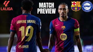 Barcelona vs Alaves  Match Preview La Liga 202425 [upl. by Rector626]