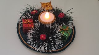 Enfeite sua mesa com este lindo arranjo neste Natal [upl. by Llenreb]