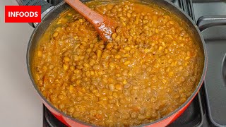 How to Cook Mbaazi Recipe  Spicy Pigeon Peas Curry Recipe  Pegion Peas Recipe  Infoods [upl. by Kcirneh]