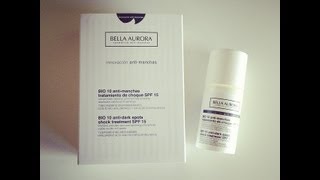 Un producto destacado Bio 10 de Bella Aurora tratamiento para las manchas [upl. by Olwena]