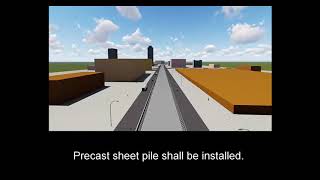 Underpass construction method [upl. by Pelson]