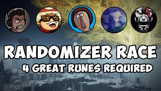 Elden Ring Randomizer Race with blueberrybrioche captaindomo nuclearpastatom zoodle [upl. by Orth184]