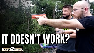 Testing The Byrna HD Pepperball Pistol  Impact Rounds and Byrna Black Pepperball [upl. by Byrn236]