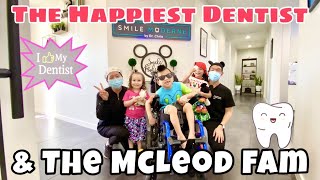 WE VISIT THE HAPPIEST DENTIST ON EARTH All 3 of my disabled children have their teeth cleaned [upl. by Efthim]