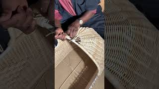 How baby bassinet are made furniture rattan craft [upl. by Kelwen]