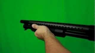 pulling out a shotgun targetting and shooting  HD green screen footage [upl. by Eyatnod]