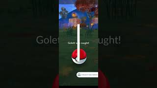 PokemonGo catch Golett golett pokemongoindia pokemon pokemongo pixel7a google youtube share [upl. by Nixon]