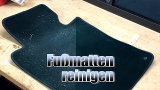 FUSSMATTEN richtig reinigen  Autopflege  Basics amp Tutorial  Deutsch HD [upl. by Appleton]