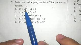 PolinomialSuku banyak  Contoh soal polinomial  Polinomial Kelas 11 [upl. by Fosdick]