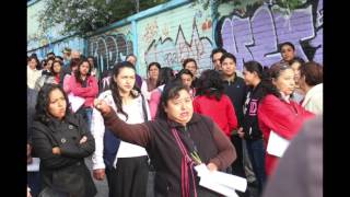 Mensaje a la CNTE Pueblo de Contreras en lucha y organizado por la defensa de la educación [upl. by Enialed833]