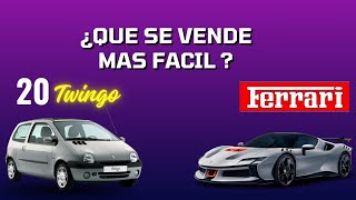 ✅¿Que es mas Fácil de Vender 20 Twingos o un Ferrari😃 [upl. by Erot]