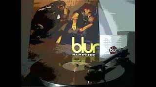 BLUR  Clover Over Dover Filmed Record Vinyl LP 1994 Parklife Album Version 2012 Remaster [upl. by Ecirtnom]