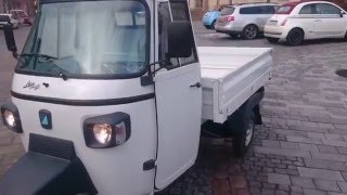 Piaggio APE Classic 400 New 2016 KYLEDK Gennemgang [upl. by Evy]