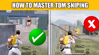 TOP 5 TIPS FOR TDM CLOSE RANGE SNIPING  TDM SNIPING TIPS BGMI [upl. by Anzovin249]