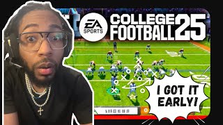 JustReacts to College Football 25 FULL Gameplay Reveal [upl. by Vena]