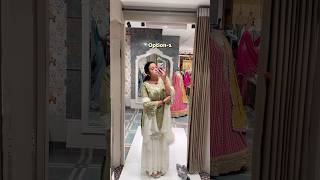 Shaadi ki shopping karne chale💞🛍️which option is the best shopping outfit outfitideas suit [upl. by Sualakcin]