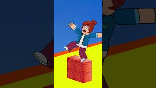 CARGO SKATES RUN CHALLENGE Red Bacon vs Blondie Girl  Who Will Wins Bacon Heart Funny Roblox Game [upl. by Ecyor]