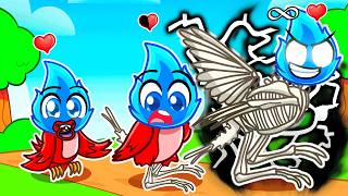 Shads BIRTH to SKELETON BIRD in Roblox Feather Family [upl. by Wrench418]