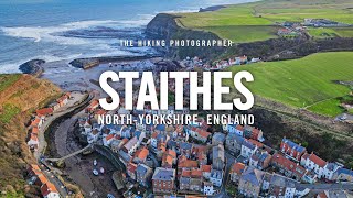 Staithes in Yorkshire from above by Drone [upl. by Annahs]