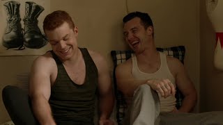 Gallavich  Hall of Shame  Ian amp Mickey Daddy Issues 1x01 BLOOPERS Sub Español [upl. by Lunt232]