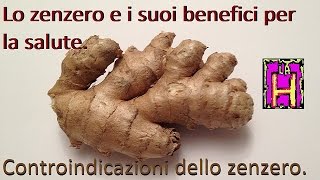 Lo zenzero e i suoi benefici per la salute Controindicazioni dello zenzero [upl. by Aigneis]