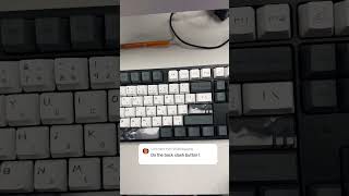 Pressing the Backslash key on a Keychron C1 W Lilac Switches keyboard shorts click [upl. by Akit799]