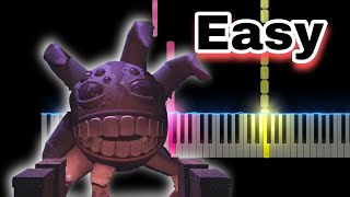 DOORS FLOOR 2 THE MINES Ending Theme Easy Piano Tutorial [upl. by Aldrich961]