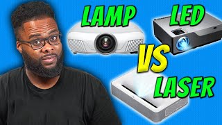 Lamp vs LED vs Laser Projectors  Whats The Difference [upl. by Lleneg]