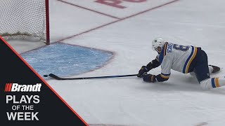 Scandella Lays Out To Prevent Own Goal amp Getzlafs Sick Final Assist  NHL Plays Of The Week [upl. by Newo]